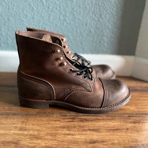 Red wing IRON RANGER 9.5 boots